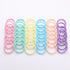 1Set 4cm Girls Cute Colorful Elastic Hair Bands Children Lovely Ponytail Holder Scrunchies Hair Ties Headbands Fashion Hairgrips Accessories For Party