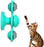 2 PCS Set Interactive Cat Toy Windmill Portable Scratch Hair Brush Grooming Shedding Massage Suction Cup Catnip Cats Puzzle Training Toy Portable Turntable Rotating Cat Toy Scratching Tickle Hair Brush