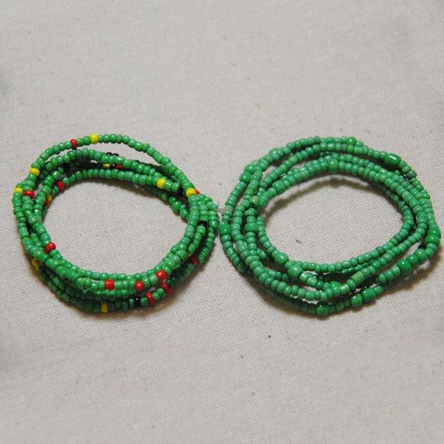 2 Pcs Summer Waist Bead Chains Belly Beads Colorful Beach Bikini Body Belly Chain Elastic Belly Chains Belt Summer Beach Costume Necklace Bead Stretchy Elastic String Summer Beach Bikini Jewelry for Women Jewelry for Women Girls