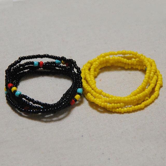 2 Pcs Summer Waist Bead Chains Belly Beads Colorful Beach Bikini Body Belly Chain Elastic Belly Chains Belt Summer Beach Costume Necklace Bead Stretchy Elastic String Summer Beach Bikini Jewelry for Women Jewelry for Women Girls