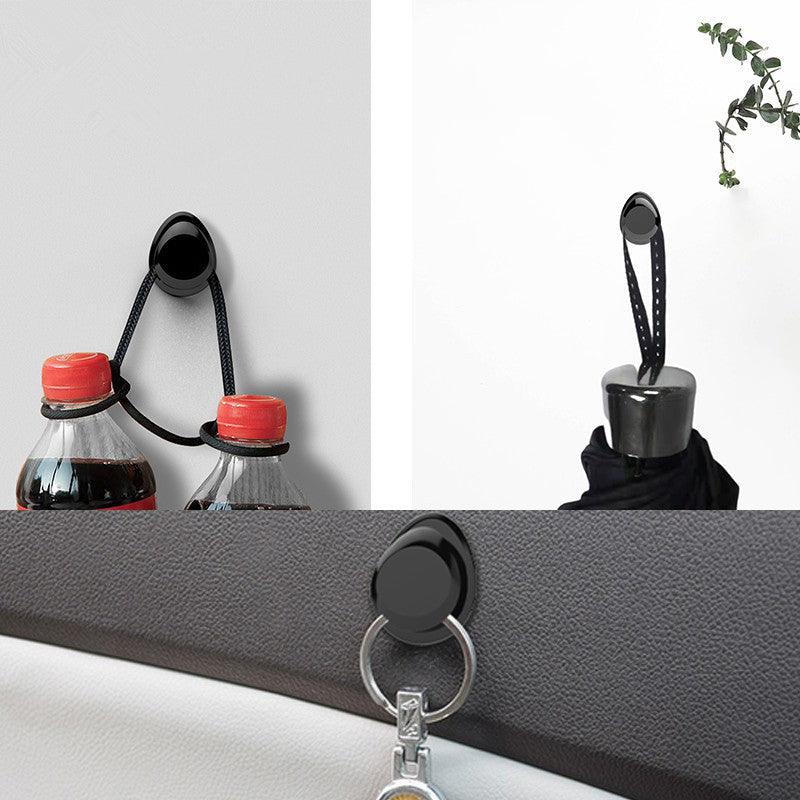 2 Pcs Simple Car Small Hooks Cartoon Decorative Cute Car Dashboard Hook Mini Hanger for Mask Heart Adhesive Hook for Hat Coat Towel Wall Hanging Multi Vehicle Sticky Hooks Durable Holder Automobile Styling Interior Organizer Ornaments Hook