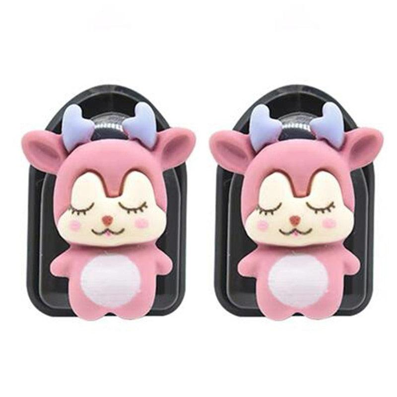 2 Pcs Simple Car Small Hooks Cartoon Decorative Cute Car Dashboard Hook Mini Hanger for Mask Heart Adhesive Hook for Hat Coat Towel Wall Hanging Multi Vehicle Sticky Hooks Durable Holder Automobile Styling Interior Organizer Ornaments Hook