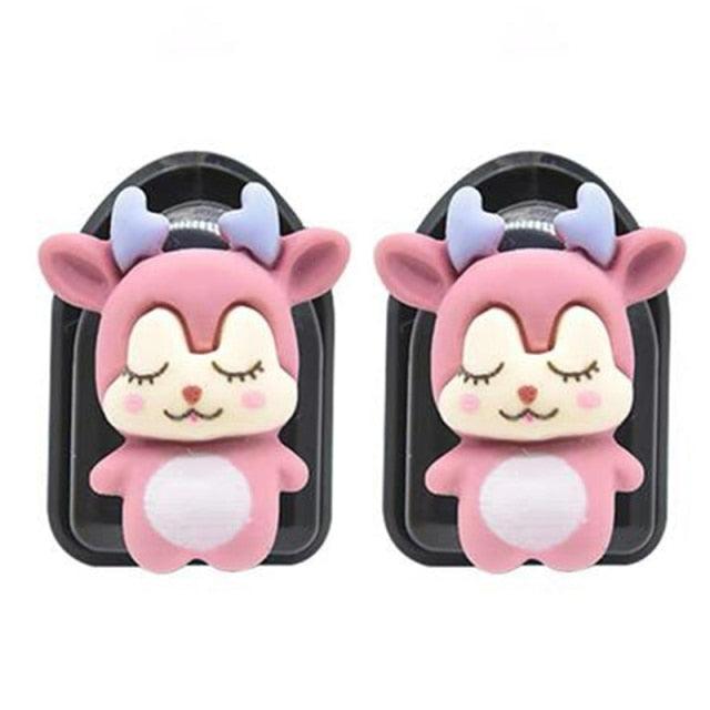 2 Pcs Simple Car Small Hooks Cartoon Decorative Cute Car Dashboard Hook Mini Hanger for Mask Heart Adhesive Hook for Hat Coat Towel Wall Hanging Multi Vehicle Sticky Hooks Durable Holder Automobile Styling Interior Organizer Ornaments Hook