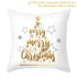 2022 Santa Claus Christmas Pillowcase Decor For Home Christmas Throw Pillow Covers Decorative Snowman Santa Claus Pillow Covers Linen Cushion Cover Couch Pillow Cases Merry Christmas Ornament Xmas Gifts 45x45CM