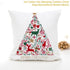 2022 Santa Claus Christmas Pillowcase Decor For Home Christmas Throw Pillow Covers Decorative Snowman Santa Claus Pillow Covers Linen Cushion Cover Couch Pillow Cases Merry Christmas Ornament Xmas Gifts 45x45CM