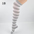 22 Colors Sweet Cute Girls Over Knee Long Printed Thigh High Cotton Socks Plus Size Over knee Socks for Women - ALLURELATION - 500, adult socks, basketball socks, bike socks, breathable socks, casual socks, colorful socks, cotton socks, cute socks, cycling socks, female socks, footwear, long socks, overknee socks, Socks, socks for girls, socks for women, thigh high socks, Women socks - Stevvex.com
