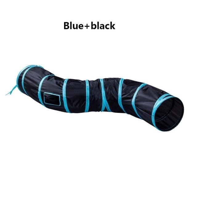 2/3/4/5 Holes Pet Cat Tunnel Toys Foldable Pet Cat Kitty Training Interactive Fun Toy For Cats Rabbit Animal Play Tunnel Tube For Cats Tunnels for Indoor Cats Cat Tube Collapsible 3 Way Pet Tunnel Great Toy for Cats