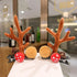 2pcs Cute Deer Ear Hairpins Christmas Hair Clips For Girls Cartoon Antlers Barrettes Lovely Pompom Hairgrips Fashion Hair Accessories For Women