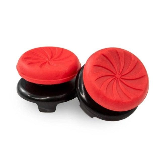 2PCS Non-slip Soft Silicone Thumbstick Joystick Grip High-Rise Caps Covers Game Controller Button Stick Cover Switch Joystick Grip Cap Part Analog Cap Controller - STEVVEX Game - 221, 6 fingers all in one, All in one game, all in one game controller, black gamepad, cap covers, CAP JOYSTICK, classic games, classic joystick, compatible with pc, controller for mobile, controller for pc, game, high rise caps, joystick, non slip design, silicon thubstick, soft silicon cap for joystick - Stevvex.com