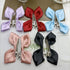 2pcs Ribbon Standing Hair Bows Clips Vintage Bowknot Side Hairpin Cute Girls Barrettes Headdress  Hair Accessories for Women