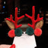2pcs/set Christmas Hair Clips For Girls Cute Deer Ear Hairpins Hairgrips Kids Christmas Antler Hairpin Barrette Fashion Hair Accessories For Women
