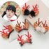 2pcs/set Christmas Hair Clips For Girls Cute Deer Ear Hairpins Hairgrips Kids Christmas Antler Hairpin Barrette Fashion Hair Accessories For Women