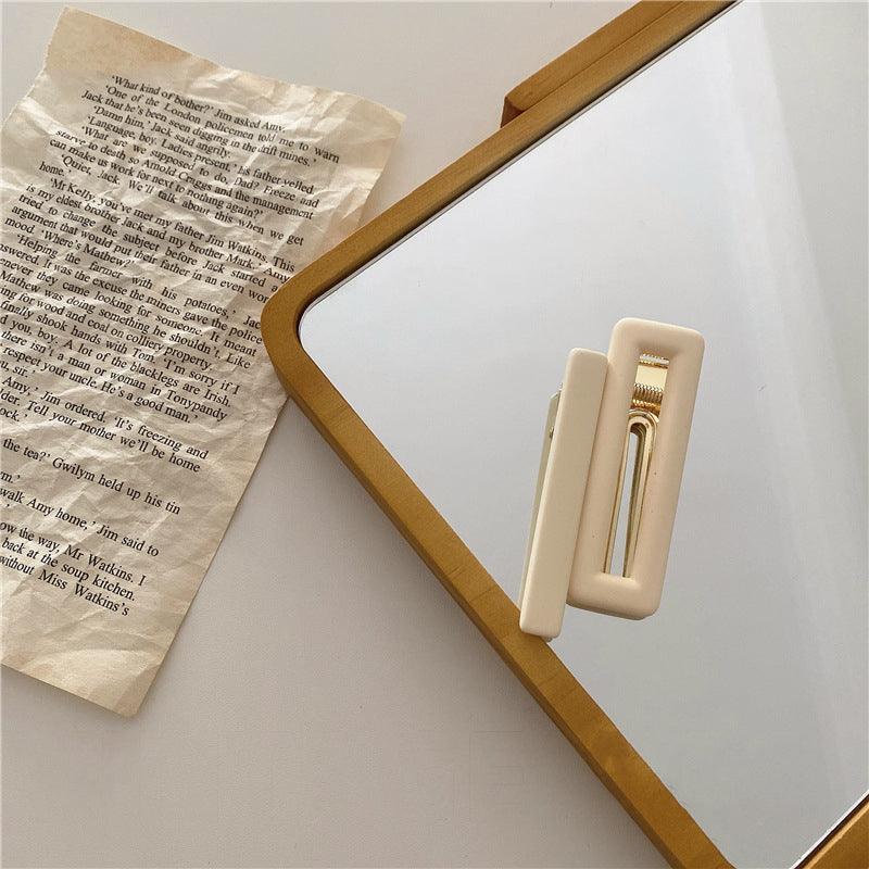 2pcs/Set Fashion Hair Clips Hairpin Geometric Korean Hairgrip Oval Square Hair Barrette Women Headband Gorgeous Hair Accessories For Women