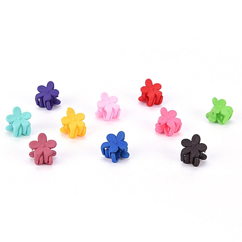 30 Pcs/lot Children 4 Claws Plastic Hair Clips Mini Flowers Gripper Clamp Hair Accessories Hairpins Gorgeous Hair Accessories For Women