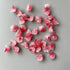 30pcs/Lot Colorful Flower Lamp Work Beads Trumpet Flower Shape Glass Beads For Jewelry Making Hairpin Handmade Accessories Jewelry Craft Making Necklace Bracelet Supplies