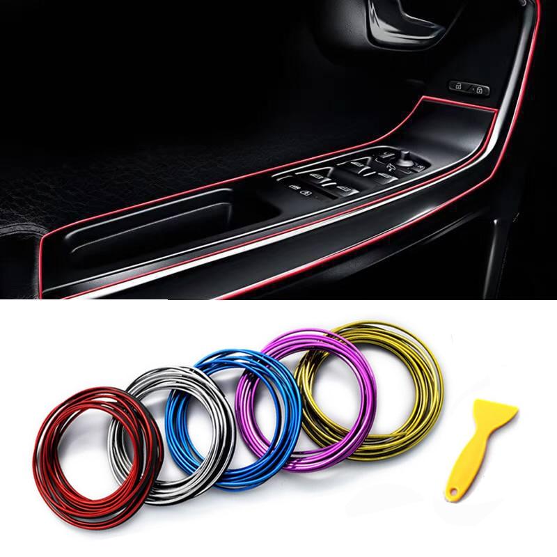 3/5M Auto Moulding Trim Car Interior Decoration Strip Car Seal Moulding Strip Car Interior Moulding Trim Car Interior Moulding Trim Electroplating Color Film Car Interior Exterior Decoration Door Dashboard Edge Universal Car Trim Line Strip - ALLURELATION - 553, Accessories, Auto Accessories, Auto Moulding Trim Car Interior, car, Car Accessories, Car Decor, Car Gadgets, Car Interior, Car Organizer, Car Ornaments, cars, cars gadgets, Moulding Trim Car, Moulding Trim Car Interior - Stevvex.com