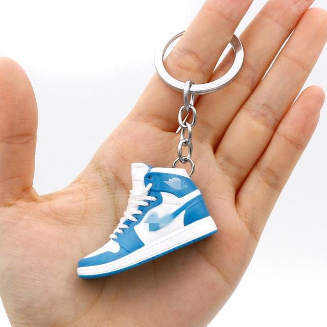 3D Mini Basketball Shoes Keychain For Men Boys Basketball Shoes Sneaker Sports Collection Mini Retro Shoe Keychains Rubber Sneaker Keychains Model Car Keychains Sneakers Enthusiast Keyring Auto Backpack Pendant Gift