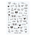 3D Nail Sticker Russian English Letter Sticker For Nails Foil Love Heart Design Accessories Fashion Manicures Sticker Decoration  Nail Art Stickers Water Transfer Nail Decals Full Wraps Gradient Acrylic Nail Kits for Women Manicure Decoration