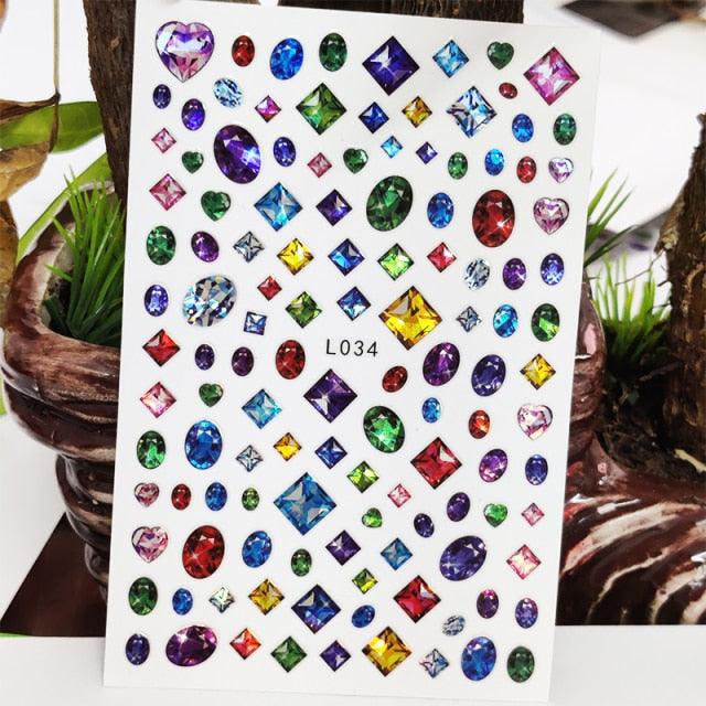 3D Nail Sticker Waterproof Shining Decals Stickers for Nails Cute Beautiful Love Heart Nail Art Decoration Aurora Silver Design Nail Art Stickers Decals Nail Art Supplies Valentines Day 3D Self-Adhesive Nail Decorations Manicuring Nail Art Manicure