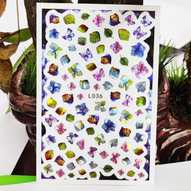 3D Nail Sticker Waterproof Shining Decals Stickers for Nails Cute Beautiful Love Heart Nail Art Decoration Aurora Silver Design Nail Art Stickers Decals Nail Art Supplies Valentines Day 3D Self-Adhesive Nail Decorations Manicuring Nail Art Manicure