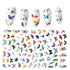 3D Nail Stickers Leaves Butterfly Panda Love Heart Design Stickers For Nails Manicure Foil Nail Art Decor  Girls Manicure Decoration Nail Art Supplies 3D Self-Adhesive Nail Decals Designer Nail Stickers for Acrylic Nails