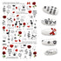 3D Nail Stickers Leaves Butterfly Panda Love Heart Design Stickers For Nails Manicure Foil Nail Art Decor  Girls Manicure Decoration Nail Art Supplies 3D Self-Adhesive Nail Decals Designer Nail Stickers for Acrylic Nails
