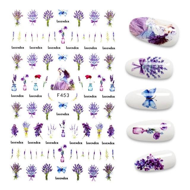 3D Nail Stickers Leaves Butterfly Panda Love Heart Design Stickers For Nails Manicure Foil Nail Art Decor  Girls Manicure Decoration Nail Art Supplies 3D Self-Adhesive Nail Decals Designer Nail Stickers for Acrylic Nails