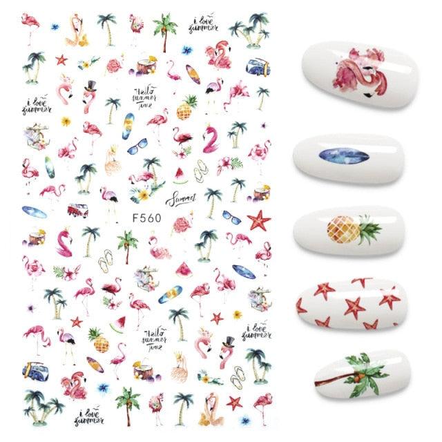 3D Nail Stickers Leaves Butterfly Panda Love Heart Design Stickers For Nails Manicure Foil Nail Art Decor  Girls Manicure Decoration Nail Art Supplies 3D Self-Adhesive Nail Decals Designer Nail Stickers for Acrylic Nails