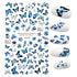 3D Nail Stickers Leaves Butterfly Panda Love Heart Design Stickers For Nails Manicure Foil Nail Art Decor  Girls Manicure Decoration Nail Art Supplies 3D Self-Adhesive Nail Decals Designer Nail Stickers for Acrylic Nails