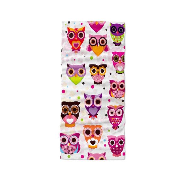 3D Printed Mini Pattern Headscarf Fashion Women Summer Neck Gaiter Cute Cartoon Animal Tubular Hijab Scarf Face Seamless Bandana  Printed Oil Painting Art Neck Scarf Women Soft Face Bandana Sunflower Night Hijab Scarf Face Mask