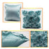 3D Roses Style Embroidered Polyester Cushion Cover Pillowcase Wedding Home Decorative Roses Floral Print Cushion Covers Throw Pillow Covers For Decorating Sofa Car Bedroom 42x42cm