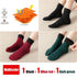 3Pairs Female Winter Warm Thicken Thermal Soft Casual Solid Color Socks Wool Cashmere Home Snow Boots Velvet Home Floor Sock For Women