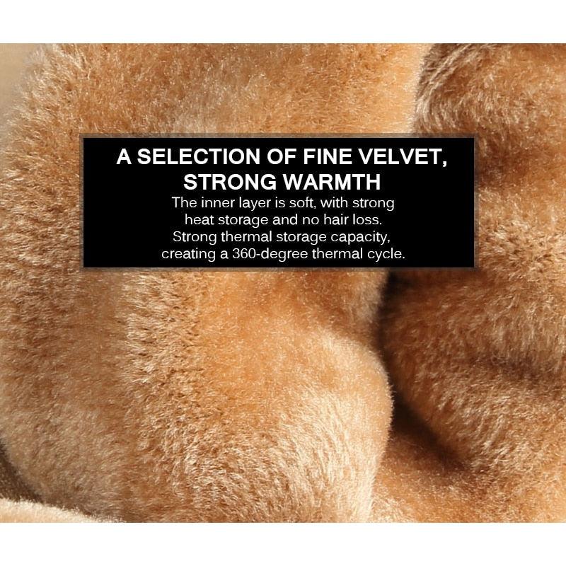 3Pairs Female Winter Warm Thicken Thermal Soft Casual Solid Color Socks Wool Cashmere Home Snow Boots Velvet Home Floor Sock For Women