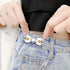 4 Sets Pant Waist Tightener Fashion Pants Clips Waist Tightener Sewing Buttons Pins for Jeans Dress Too Big Loose Adjustable  Button Pins Sewing Button Waist Tightener Clip Waist Adjuster Clips for Dresses Pants Jeans