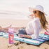 420ml Cat Ear Water Bottle For Girls With Double Wall With Straw Reusable Smoothie Cup Drinkware Cat Ear Shape Straw Cup Cute Summer Water Cup Creative Double Layer Water Bottle - My Store - - Stevvex.com