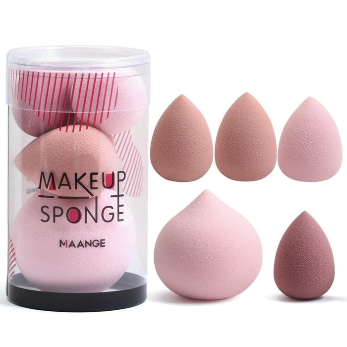 4/5PCS Mini Makeup Sponge Wet Bigger Cosmetic Puff Concealer Powder Beauty Make up Tool Colorful Makeup Sponges Set For Womens