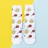 5 Pairs Women's Colorful Cotton Socks Fruits Banana Avocado Lemon Egg Cookie Donuts Food Happy Color Socks - ALLURELATION - 500, colorful socks, cotton socks, happy color socks, mens socks, Socks, socks for men, socks for women, womens cotton socks, womens socks - Stevvex.com