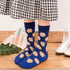 5 Pairs Women's Colorful Cotton Socks Fruits Banana Avocado Lemon Egg Cookie Donuts Food Happy Color Socks - ALLURELATION - 500, colorful socks, cotton socks, happy color socks, mens socks, Socks, socks for men, socks for women, womens cotton socks, womens socks - Stevvex.com
