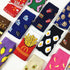 5 Pairs Women's Colorful Cotton Socks Fruits Banana Avocado Lemon Egg Cookie Donuts Food Happy Color Socks - ALLURELATION - 500, colorful socks, cotton socks, happy color socks, mens socks, Socks, socks for men, socks for women, womens cotton socks, womens socks - Stevvex.com