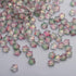 50PC/lot 8mm Frosted Gradient Color Star Beads Glass Loose Spacer Beads for Jewelry Making Handmade Accessories Acrylic Beads Star Shape Beads in Beads Spacer for Jewelry Making