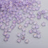 50PC/lot 8mm Frosted Gradient Color Star Beads Glass Loose Spacer Beads for Jewelry Making Handmade Accessories Acrylic Beads Star Shape Beads in Beads Spacer for Jewelry Making