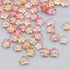 50PC/lot 8mm Frosted Gradient Color Star Beads Glass Loose Spacer Beads for Jewelry Making Handmade Accessories Acrylic Beads Star Shape Beads in Beads Spacer for Jewelry Making