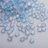 50PC/lot 8mm Frosted Gradient Color Star Beads Glass Loose Spacer Beads for Jewelry Making Handmade Accessories Acrylic Beads Star Shape Beads in Beads Spacer for Jewelry Making