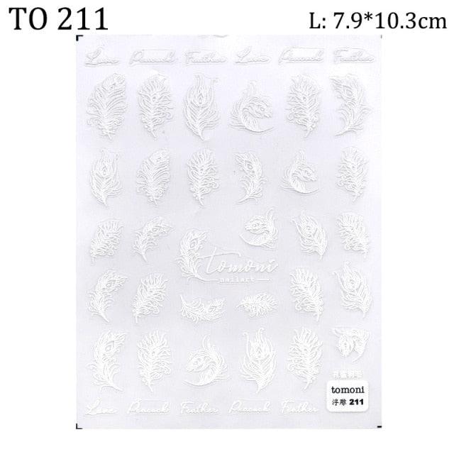 5D Sweater Nail Sticker Acrylic Engraved Winter Charm Designs Beauty Cloth Christmas Patterns Nails Art Decoration Tools  Nail Art Stickers Decor Tip Transfer Nail Decals Sticker For Pretty Girl Self-Adhesive Nail Decals Designer Nail Stickers