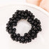 6 Colors Woman Elegant Pearl Hair Ties Beads Girls Scrunchies Rubber Bands Ponytail Holders Hair Accessories Elastic Hair Band No Metal Hairband Girls Elegant Headwear Accessories Wraps Hoop Clips