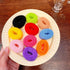 6/12 Pcs Women Girl Cute Knitting Solid Scrunchies Rubber Band Children Soft Elastic Hair Bands Colorful Large Hair Ties, Strong Elastic Hair Bobbles for Ponytail Holder Sweet Hair Accessories Set