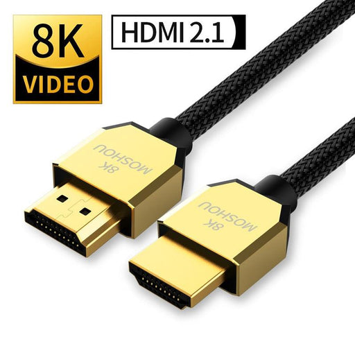 8K 60Hz 4K 120Hz HDMI 2.1 Cables 48Gbps HDR Video Cord Ultra HD 48Gbps High Speed HDMI High Definition Multimedia Interface Compatible With TV Monitor Gaming - STEVVEX Cable - 220, 4K display port, 4k resolution, 4k ultra HD, 8k displayport cable, 8K HDMI Port, 8k resolution, cable, cable adapter, cable for computer, cable for PC, HDMI, HDMI ADAPTER, HDMI Display Adapter, HDR, HDR cable, High Definition Multimedia, high resolution display port, High Speed HDMI - Stevvex.com