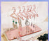8PCS Hanger Transparent Acrylic Jewelry Creative Display Rack Earring Jewelry Storage Pendants Storage Ornaments  Dangle Earring Hanging Organizer Mini Earring Necklace Hanger Jewelry Organizer