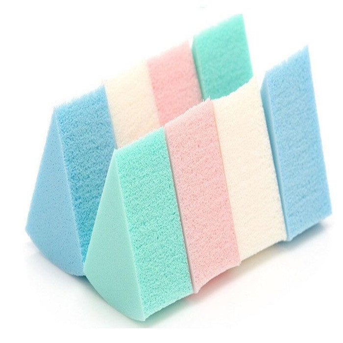 8pcs Makeup Sponge Triangle Shaped Colorful Soft Face Cleaning Cosmetic Puff Cleansing Wash Face Makeup for Cosmetic Cream Face Powder - STEVVEX Beauty - 100, Beauty, Beauty Makeup, Cleansing Sponge, Colorful Sponge, Makeup, Makeup Accessories, Makeup Brush, Makeup Face Sponges, Makeup Removal Sponge, Makeup Sponge Set, Makeup Sponge Triangle, Skin Cleaner, Sponge Triangle, Stylish Makeup Sponge, Womens Cosmetic, Womens Makeup Brushes, Womens Makeup Sponges - Stevvex.com