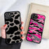 Fashion Leopard Pattern Case For iPhone 13 14 Pro MaxXS Max XR X Shockproof Cover Clear Bumper Women Girl Phone Case Cover with Black Leopard Print Designed for iPhone